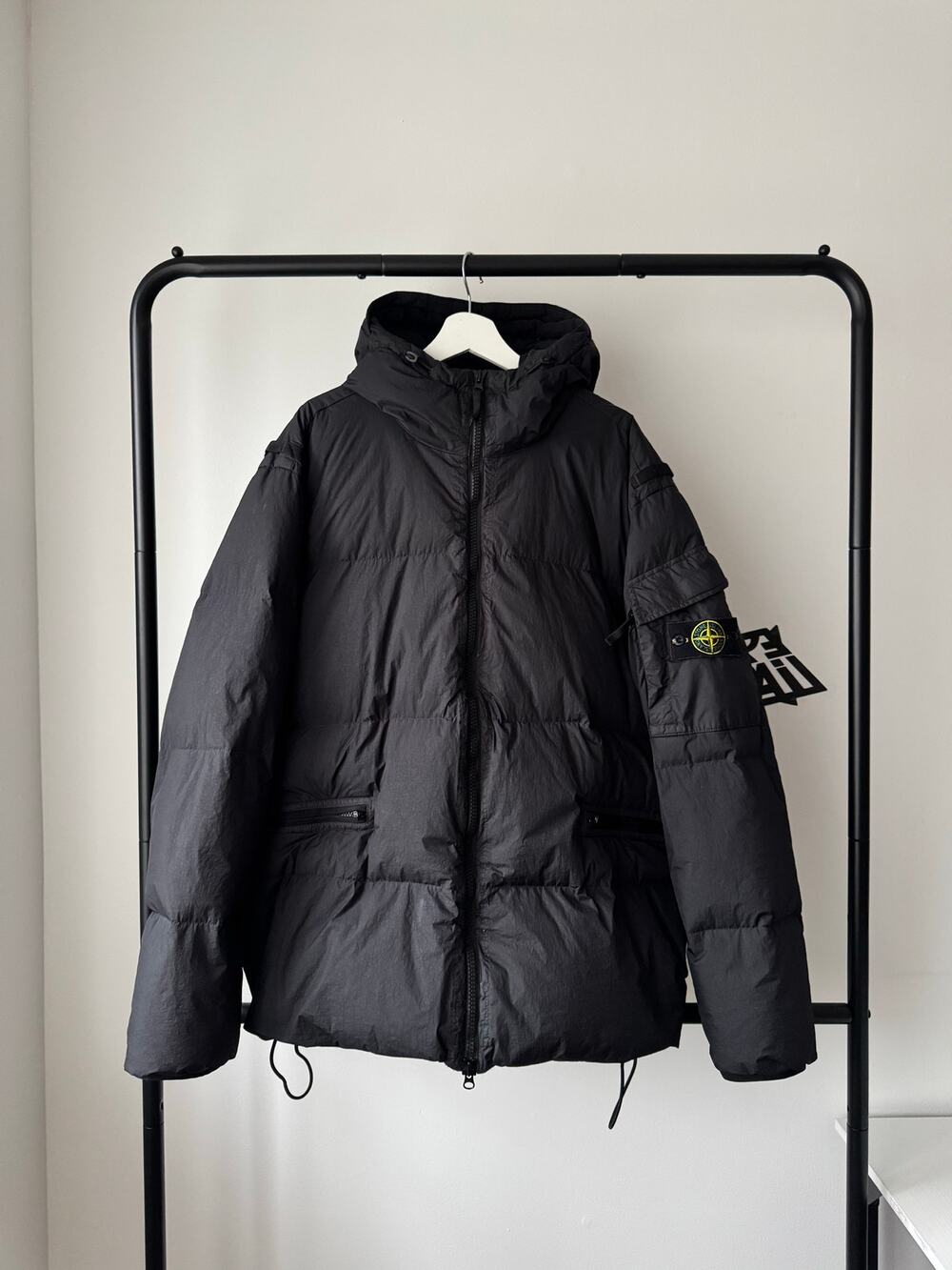 Stone Island Garment Dyed Crinkle Reps R-NY Down Jacket 3XL
